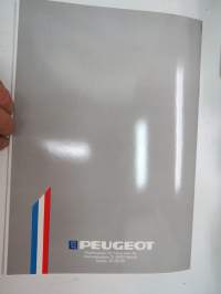 Peugeot 309 1987 -myyntiesite / brochure