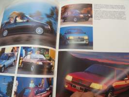 Peugeot 205 1987 -myyntiesite / brochure
