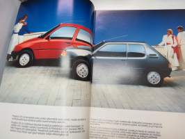 Peugeot 205 1987 -myyntiesite / brochure
