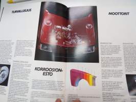 Peugeot 205 1987 -myyntiesite / brochure
