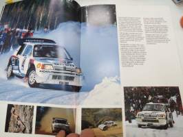 Peugeot 205 1987 -myyntiesite / brochure