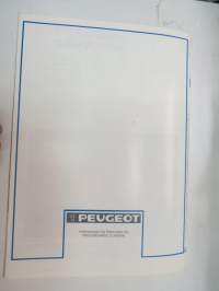 Peugeot 205 1987 -myyntiesite / brochure
