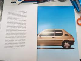 Peugeot 205 1989 -myyntiesite / brochure