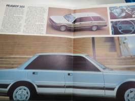 Peugeot Voittaja 1986 mallisto -myyntiesite / brochure