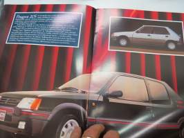 Peugeot Voittaja 1987 mallisto -myyntiesite / brochure