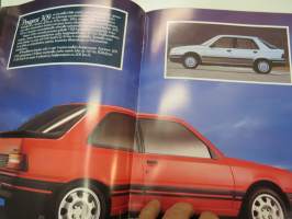 Peugeot Voittaja 1987 mallisto -myyntiesite / brochure