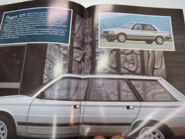 Peugeot Voittaja 1987 mallisto -myyntiesite / brochure