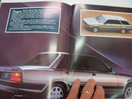 Peugeot Voittaja 1987 mallisto -myyntiesite / brochure