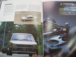 Peugeot 505 1986 -myyntiesite / brochure