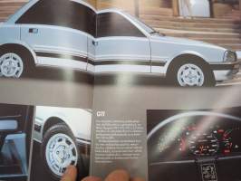 Peugeot 505 1986 -myyntiesite / brochure