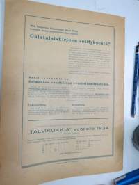 Talvikukkia - Evankelinen Joululehti 1934 -christmas magazine
