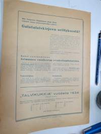 Talvikukkia - Evankelinen Joululehti 1934 -christmas magazine