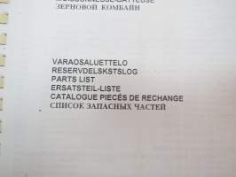 Sampo Rosenlew 2035, 2045, 2065, 2085 leikkuupuimuri Varaosaluettelo, Reservdelskatalog, Parts book, Ersatzteil-Liste, Catalogue Pièces de Rechange combine part book