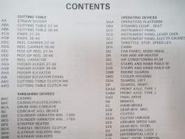 Sampo Rosenlew 2035, 2045, 2065, 2085 leikkuupuimuri Varaosaluettelo, Reservdelskatalog, Parts book, Ersatzteil-Liste, Catalogue Pièces de Rechange combine part book