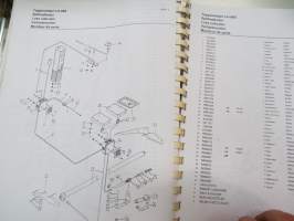 Sampo Rosenlew 2035, 2045, 2065, 2085 leikkuupuimuri Varaosaluettelo, Reservdelskatalog, Parts book, Ersatzteil-Liste, Catalogue Pièces de Rechange combine part book