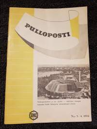 Pulloposti N:o 3-4. 1952, Oy Alkoholiliike Ab:n henkilökunnan lehti.