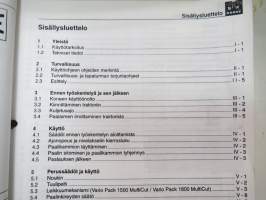 Krone Pyöröpaalaimet  Vario Pack 1500 / Multicut, Vario Pack 1800 / Multicut valmistunumerosta 453 441 alkaen -käyttöohjekirja (nr 440-3 SF)