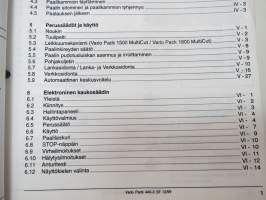 Krone Pyöröpaalaimet  Vario Pack 1500 / Multicut, Vario Pack 1800 / Multicut valmistunumerosta 453 441 alkaen -käyttöohjekirja (nr 440-3 SF)