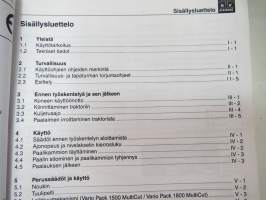 Krone Pyöröpaalaimet  Vario Pack 1500 / Multicut, Vario Pack 1800 / Multicut valmistunumerosta 438 972 alkaen -käyttöohjekirja (nr 436-2 FIN)