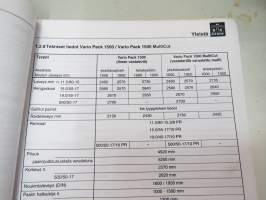 Krone Pyöröpaalaimet  Vario Pack 1500 / Multicut, Vario Pack 1800 / Multicut valmistunumerosta 438 972 alkaen -käyttöohjekirja (nr 436-2 FIN)