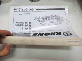 Krone Big Pack 88, 127, 128, 88 MultiCut, 127 MultiCut, 128 MultiCut from machine nr 545 000 Ersatzteile - Spare parts -Pièces detachees -varaosaluettelo