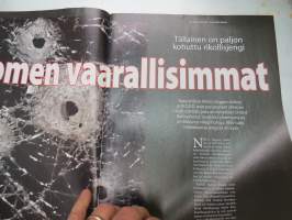 Alibi 2011 nr 1, Myrkkyhoitaja rakastui vankilassa, Seinäjoen vessankaataja Eetu, Porilaismies puukotti ex-naistaan kaupan kassalla, United Brotherhood perustettu
