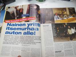 Alibi 2001 nr 7, Mafiapomo Lauri Johansson vannoo kostoa, Kauko "Vilperi" K. Kotkasta poltettiin elävältä, Steen Christensen, Vaarallinen nainen Jaana Punkkinen