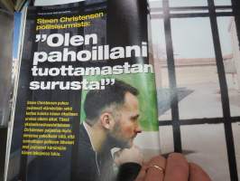 Alibi 2001 nr 7, Mafiapomo Lauri Johansson vannoo kostoa, Kauko "Vilperi" K. Kotkasta poltettiin elävältä, Steen Christensen, Vaarallinen nainen Jaana Punkkinen