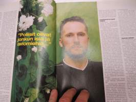 Alibi 2001 nr 7, Mafiapomo Lauri Johansson vannoo kostoa, Kauko "Vilperi" K. Kotkasta poltettiin elävältä, Steen Christensen, Vaarallinen nainen Jaana Punkkinen