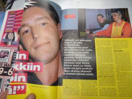 Alibi 2001 nr 7, Mafiapomo Lauri Johansson vannoo kostoa, Kauko "Vilperi" K. Kotkasta poltettiin elävältä, Steen Christensen, Vaarallinen nainen Jaana Punkkinen