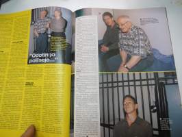 Alibi 2001 nr 7, Mafiapomo Lauri Johansson vannoo kostoa, Kauko "Vilperi" K. Kotkasta poltettiin elävältä, Steen Christensen, Vaarallinen nainen Jaana Punkkinen