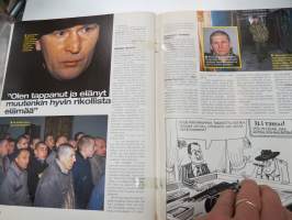 Alibi 2001 nr 7, Mafiapomo Lauri Johansson vannoo kostoa, Kauko "Vilperi" K. Kotkasta poltettiin elävältä, Steen Christensen, Vaarallinen nainen Jaana Punkkinen