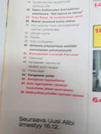 Alibi 1999 nr 12, Turun huumehelvetti, Kiteen seksiralli, Aleksi tappoi Veeran, Raisa Räsänen - katoaminen Tamperella, Miljoonakeikka - 3 täysperävaunua varastettiin