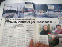 Alibi 1999 nr 12, Turun huumehelvetti, Kiteen seksiralli, Aleksi tappoi Veeran, Raisa Räsänen - katoaminen Tamperella, Miljoonakeikka - 3 täysperävaunua varastettiin