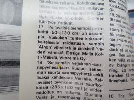 Suomalaisia tekstiilejä - Finska Textiler - Finnish textiles - Finnische Textilien - suomalaisten design-tekstiilien ja -kankaiden esittely suunnittelijatietoineen