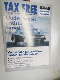 Saab Tax Free - International &amp; Diplomat Sales -myyntiesite / brochure