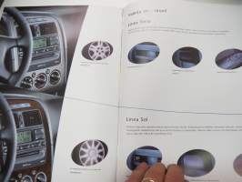 Toyota Avensis 2001 -myyntiesite / brochure