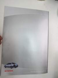 Toyota Avensis 2001 -myyntiesite / brochure