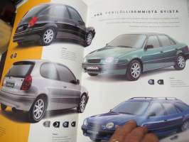 Toyota Corolla 1998 -myyntiesite / brochure