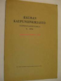 Rauman kaupunginkirjasto toimintakertomus v. 1934