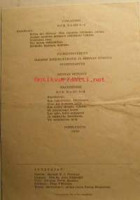 Juhlajumalanpalvelus suurkirkossa Marttaliiton 50-vuotisjuhla  12.VI.1949