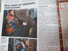 Alibi 2016 nr 11, Jari Salminen murhattiin Bulgariassa - äiti Mari Selenius kertoo, Arvoluljetusauton ryöstö Suomusjärvi, Jokainen kerjuukuppi on osa rikollisliigaa