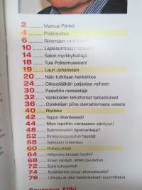 Alibi 2015 nr 5, Paloittelumurhaaja Pönkä vangittiin petoksista, Hakunilan perhesurmaaja tapettiin Riihimäen vankilassa Atte Meriläinen &amp; Niki Ahvenniemi kertovat