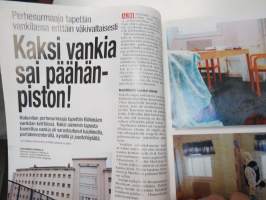 Alibi 2015 nr 5, Paloittelumurhaaja Pönkä vangittiin petoksista, Hakunilan perhesurmaaja tapettiin Riihimäen vankilassa Atte Meriläinen &amp; Niki Ahvenniemi kertovat