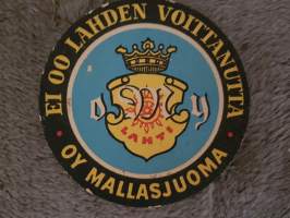 Ei oo Lahden voittanutta -olut lasin alunen, Oy Mallasjuoma