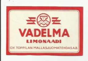 Vadelma Limonadi  juomaetiketti