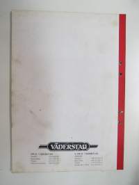 Väderstad Rapid Super kylvökone sarja RD 300- 400 C/S valmistusnr. 2212- Käyttöohjeet / manual in finnish