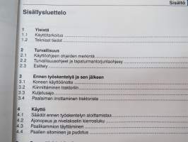 Krone Pyöröpaalain Round Pack 1250 / Multicut, Round Pack 1550 / Multicut valmistunumerosta 411 943 alkaen -käyttöohjekirja (nr 429-2 FIN)