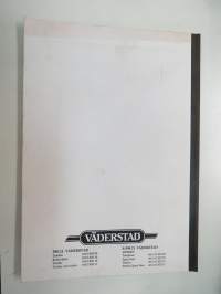 Väderstad Rapid Seed drill series 300-400 C/S nr 5400-, instructions in english -kylvökone, käyttöohjekirja englanniksi