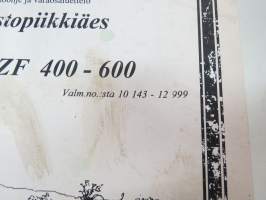 Väderstad Joustopiikkiäes sarja NZF 450-600 valm. nr:sta 10 143 - 12 999 Käyttöohje ja varaosaluettelo -instructions &amp; parts in finnish